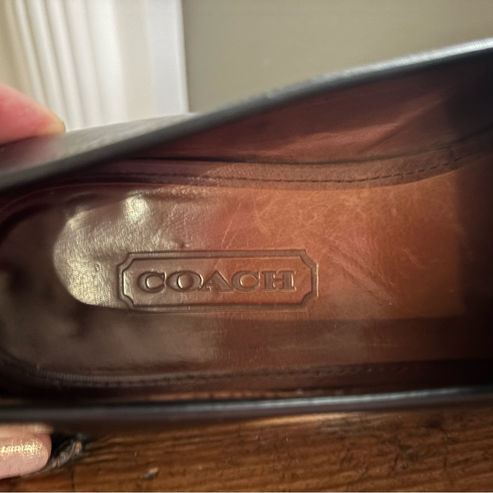 Coach Black Leather Women’s Loafers - Picture 5 of 8